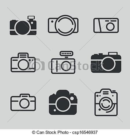 Camera Icon Clip Art at  - vector clip art online 