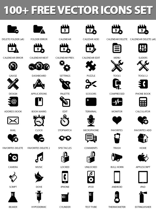 100 Free iOS Vector Icons. SKETCH, AI, PNG, SVG files.