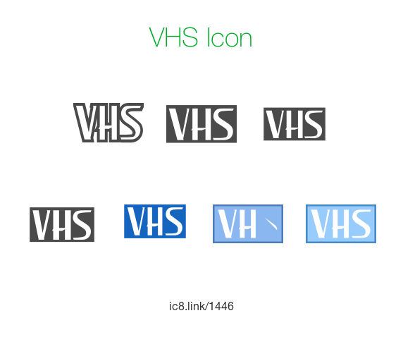 Video VHS Icon - Variations Icons 3 