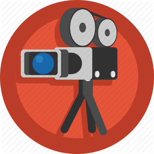 Video camera flat icon ~ Icons ~ Creative Market