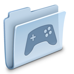 Grey Games Folder Icon - Latt for OS X Icons 