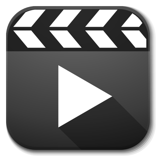 Arrow, camera, film, movie, multimedia, play, player, social 