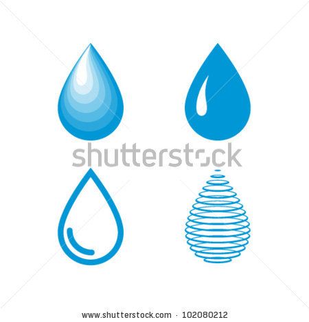 Water Icon Vector Stock Vector 282316826 - 