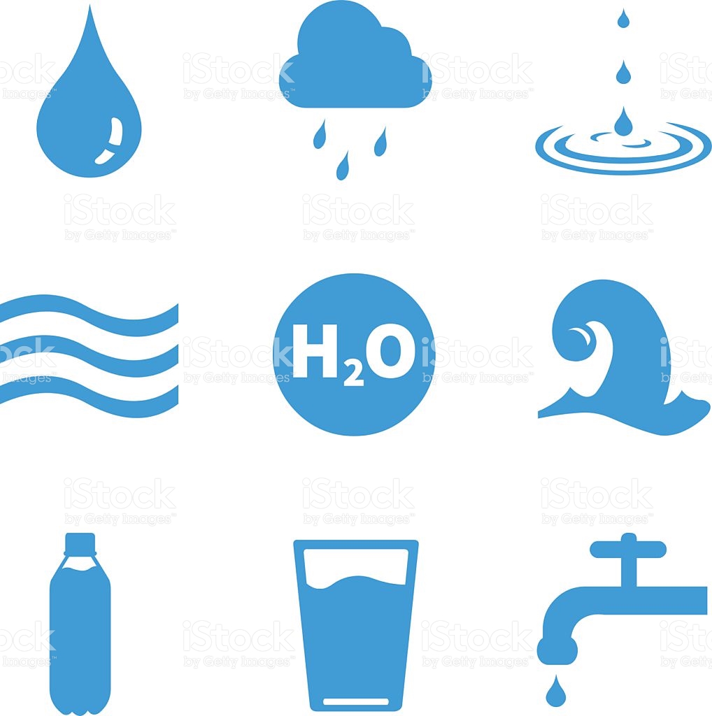 Water icons stock vector. Illustration of soda, snow - 34340496