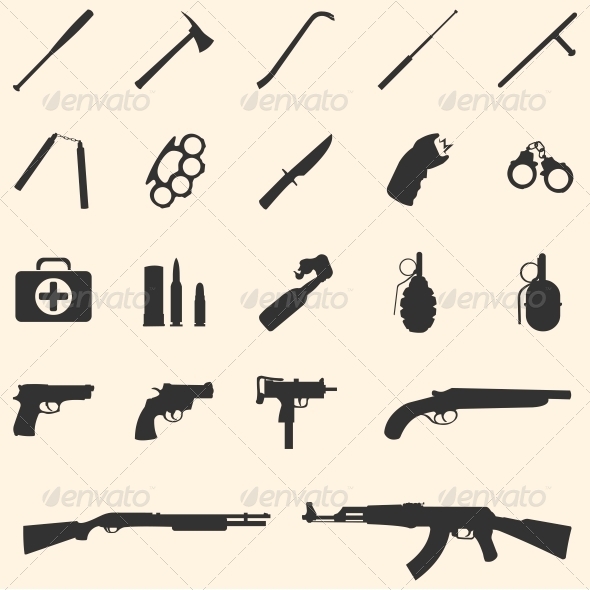 Blaster - Free weapons icons