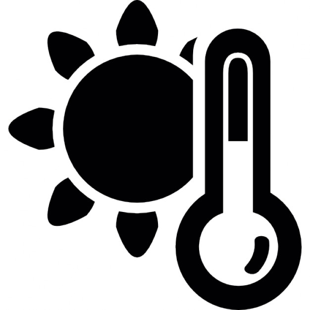 Sun icon sunny weather sign Royalty Free Vector Image