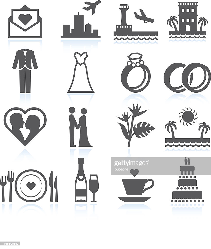 Clipart of Wedding married couple icon k10483342 - Search Clip Art 