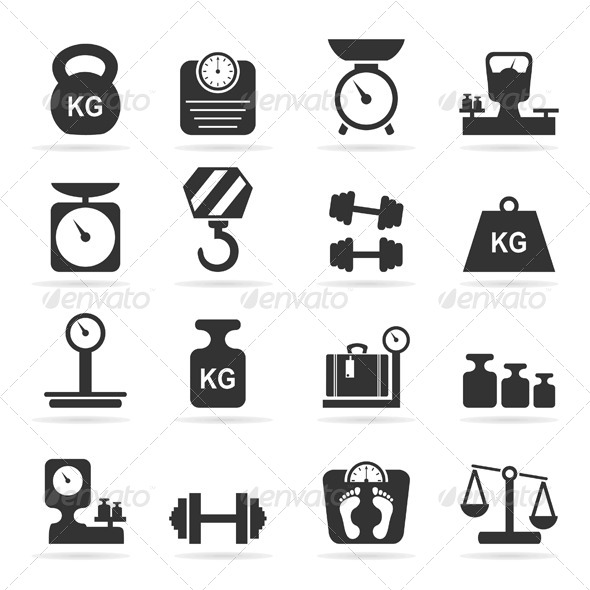 Isolated weight icon Royalty Free Vector Image