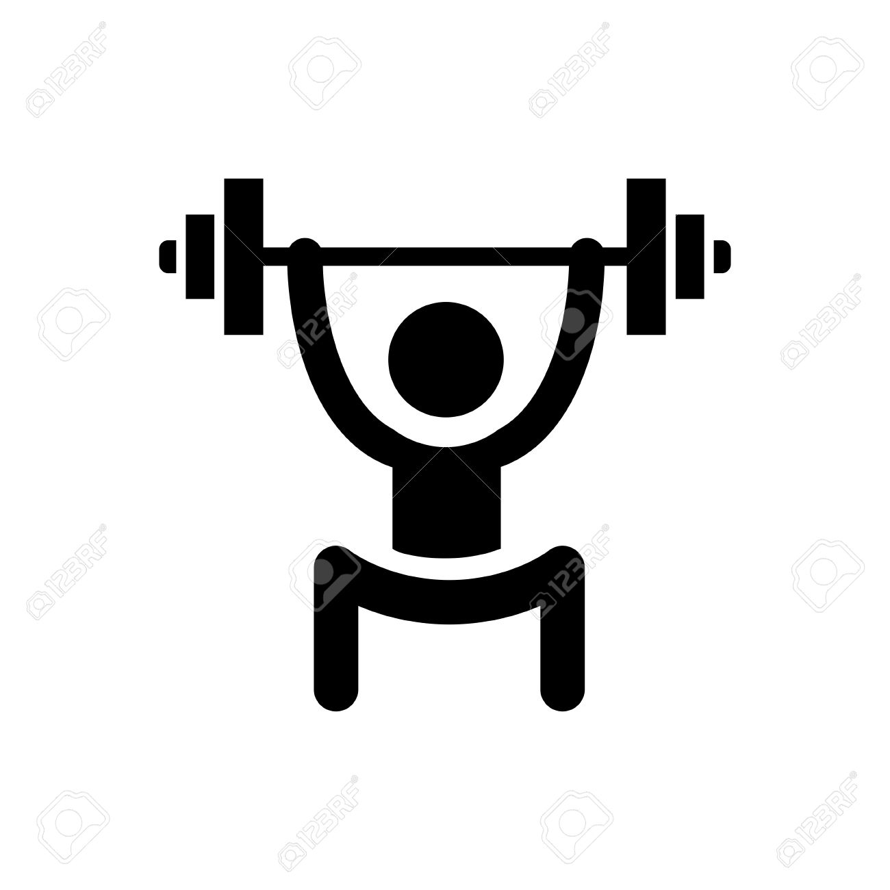 Weight Lifting Icon Stock Vector 333435656 - 