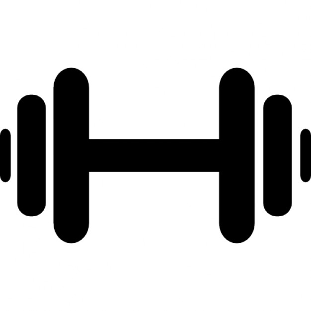 Hand holding dumbbell weights icon imagevector illustration eps 