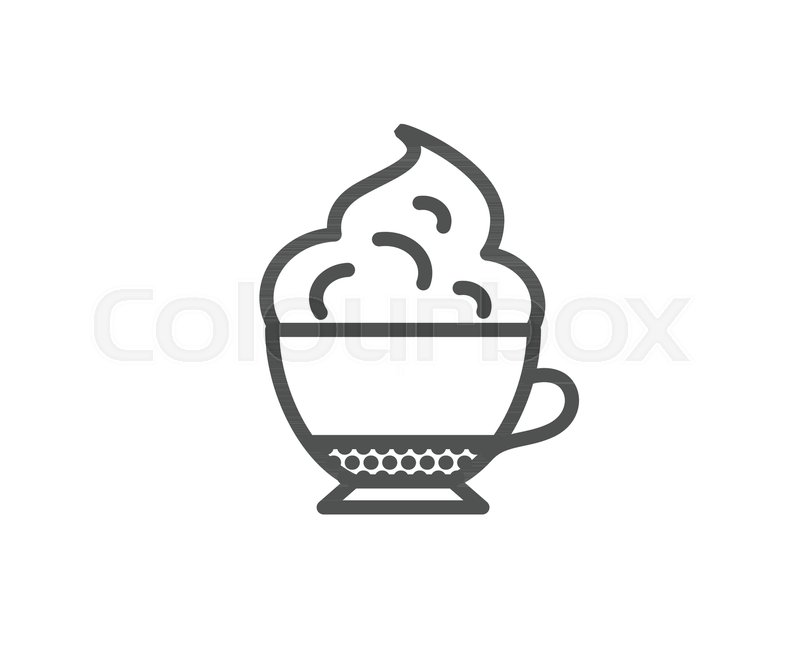 Whipped cream icon stock vector. Illustration of icing - 57418594