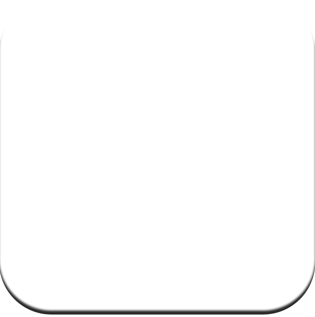 White square ios app icon - Free white shape icons