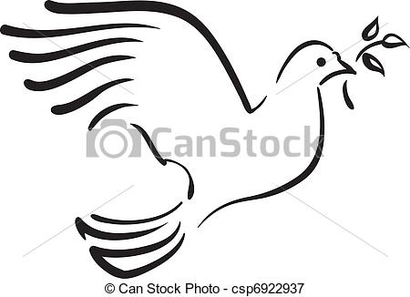 White dove icon on grey background Royalty Free Vector Image