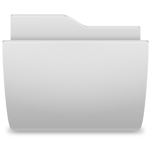 Icon - folder - black white | Stock Vector | Colourbox