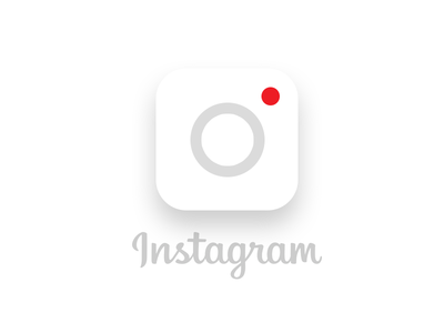 White instagram 5 icon - Free white social icons