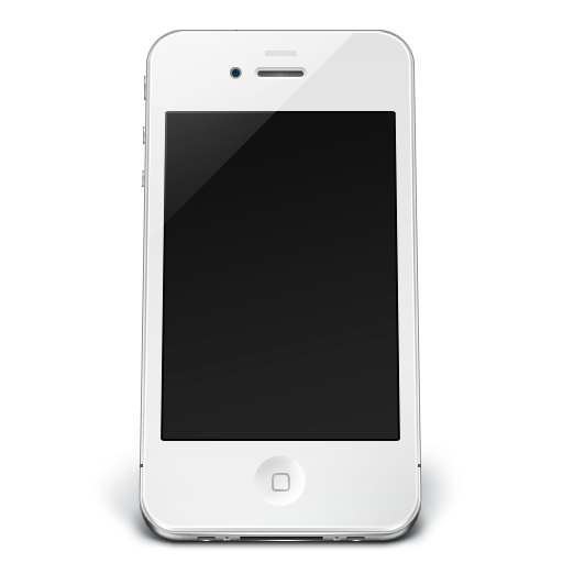 iPhone White Off Icon | iPhone 4 Iconset | Musett.com