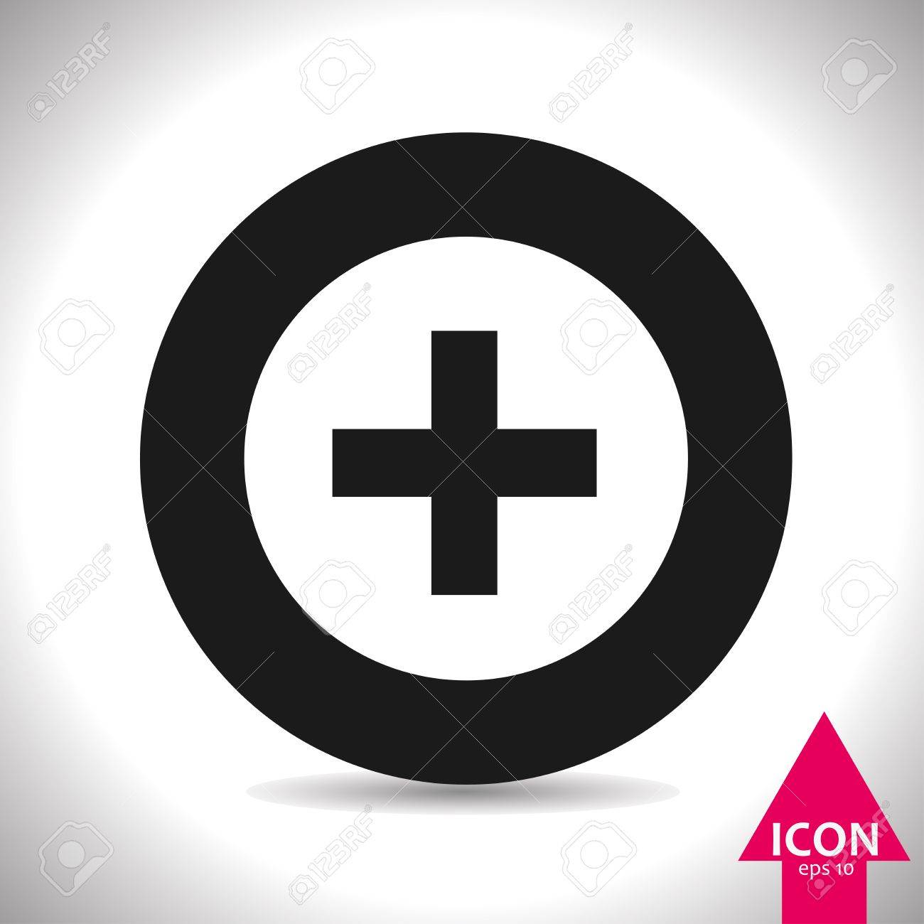 Plus Circle Icon Outline - Icon Shop - Download free icons for 