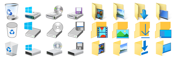Change folder view template for all folders in Windows 10