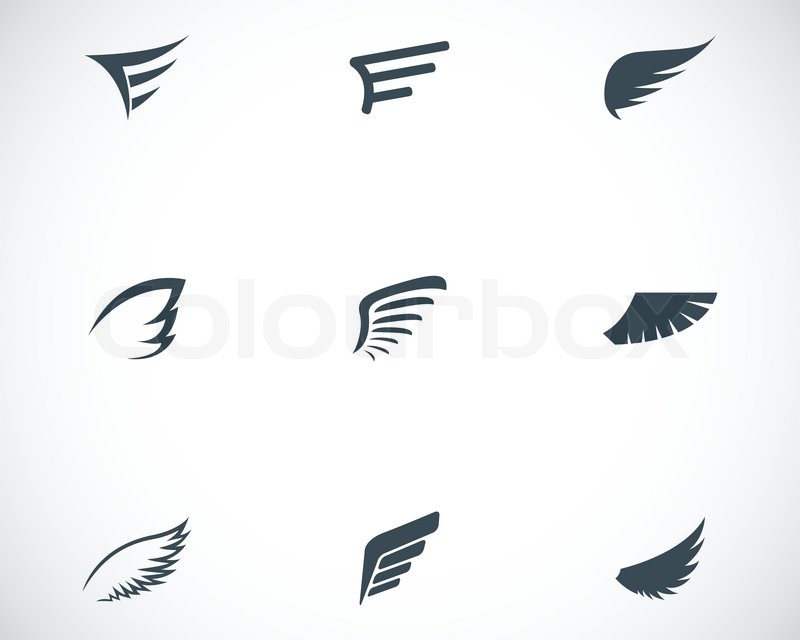 Pen feather black diagonal shape of a bird wing - Free animals icons