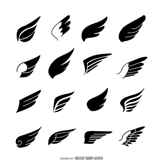 Wing icon stock vector. Illustration of retro, idea, emblem - 46765689