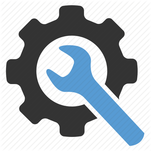 Flat Wrench Icon - FlatIcons