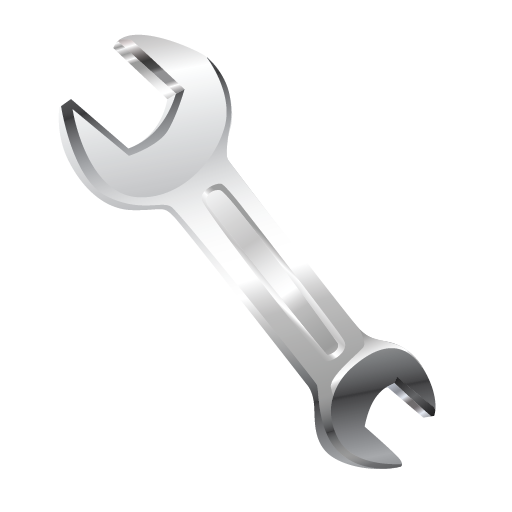 Screwdriver and Wrench Crossed - Free Tools and utensils icons