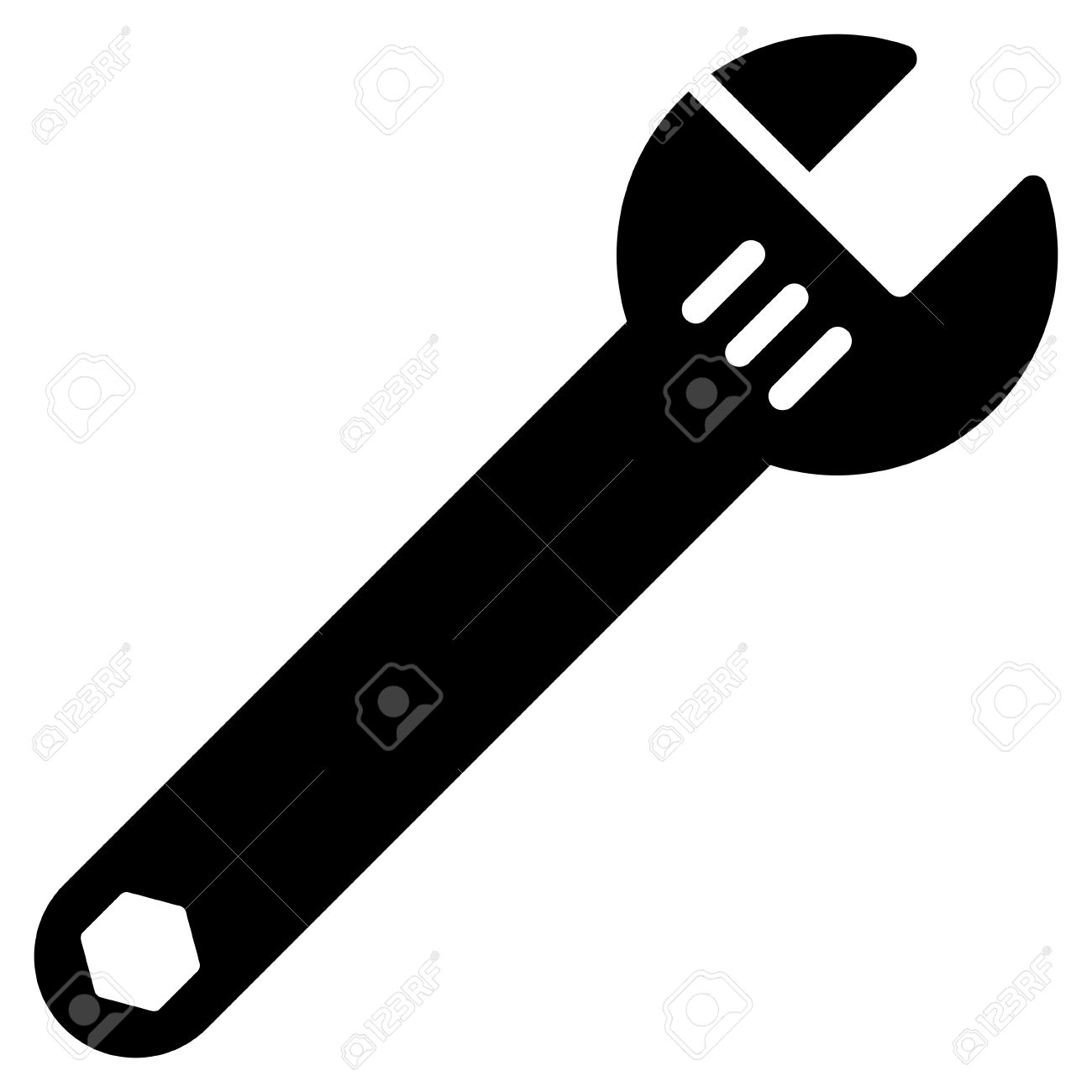 Wrench icon vector | Download free