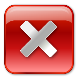 Cross close or delete circular interface button symbol - Free 