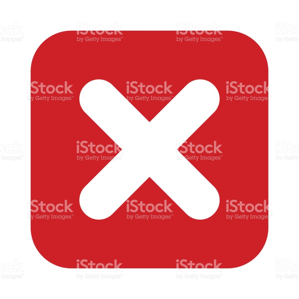 Vector check Mark X, v, Yes, No, graphic icon symbol  Stock 