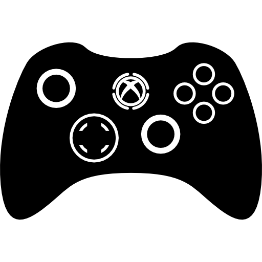 Xbox 360 controller icon silver by theedarkhorse 