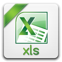 Xls file format symbol - Free interface icons