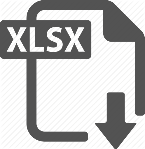 Xlsx File Icon - Files  Folders Icons in SVG and PNG - Icon Library
