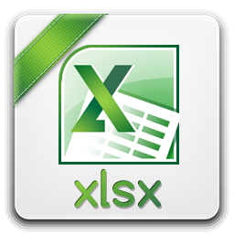XLSX File Icon - Lozengue Filetype Icons 