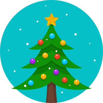 Christmas, christmas-tree, creative, decoration, grid, shape, snow 