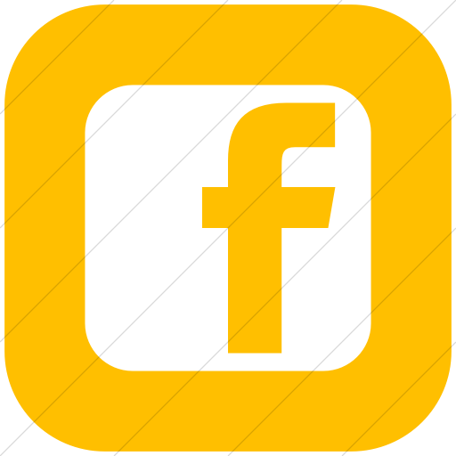Yellow facebook 5 icon - Free yellow social icons