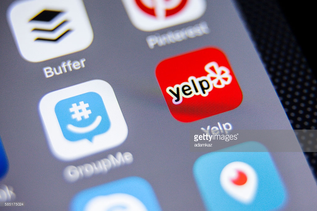 media, Logo, Yelp, Social icon