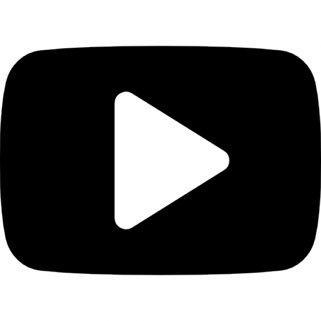 youtube outline icon | iconshow