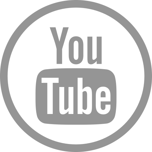 Social Youtube circular button - Free social icons