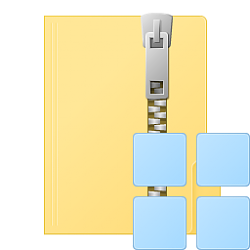 Folder Zip Icon - Unified Icons 
