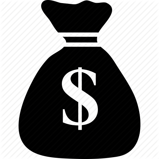Money bag,Font,Symbol,Black-and-white
