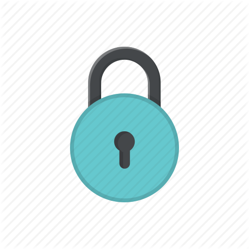 Lock,Turquoise,Padlock,Circle,Security,Hardware accessory