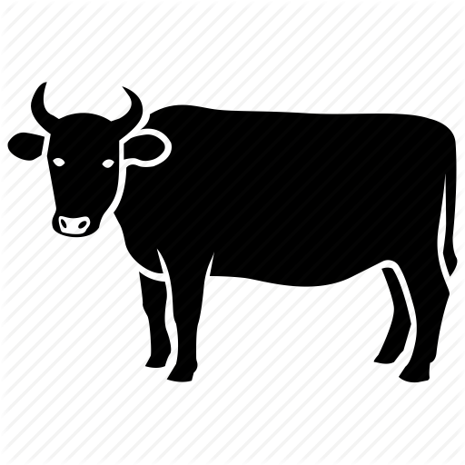 Bovine,Bull,Ox,Cow-goat family,Clip art,Livestock,Snout,Horn,Working animal,Graphics,Black-and-white,Illustration