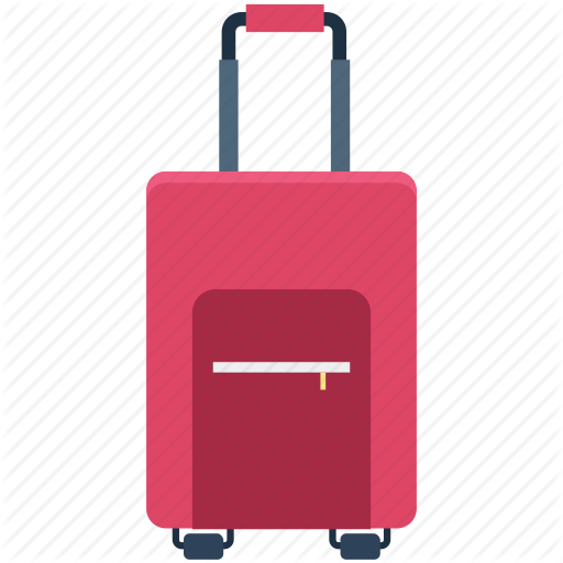 Suitcase,Hand luggage,Material property,Font,Travel,Magenta,Luggage and bags,Baggage,Illustration