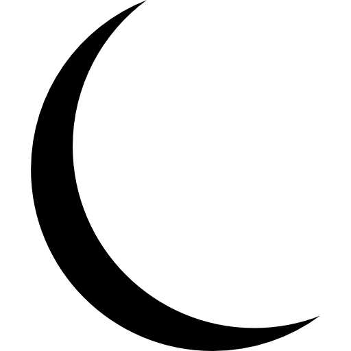 Crescent,Clip art,Symbol,Black-and-white,Circle
