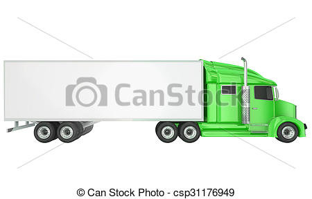 Truck 18 Wheeler Trucker Clip Art at  - vector clip art 