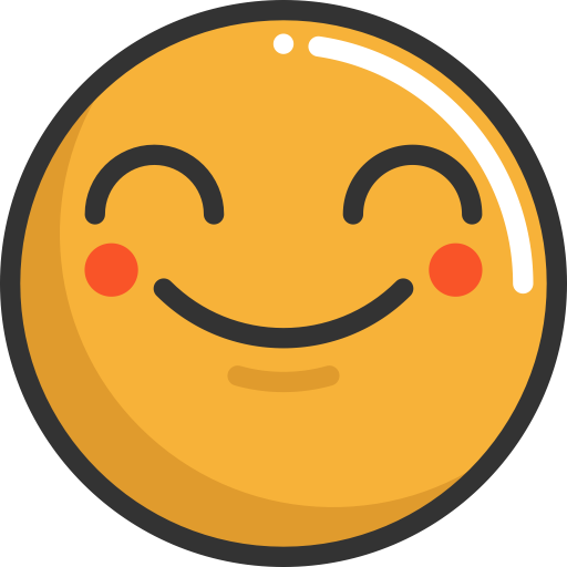 Emoticon,Face,Smiley,Smile,Yellow,Facial expression,Orange,Head,Cheek,Nose,Happy,Cartoon,Line,Mouth,Icon,Eye,Laugh,Circle,Clip art,Pleased,Oval,Illustration
