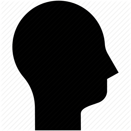 Head,Silhouette,Material property,Illustration