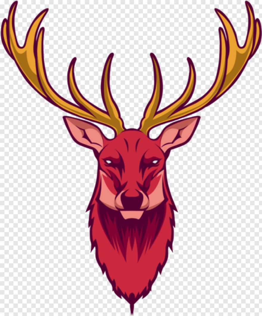 deer-head-silhouette # 505447