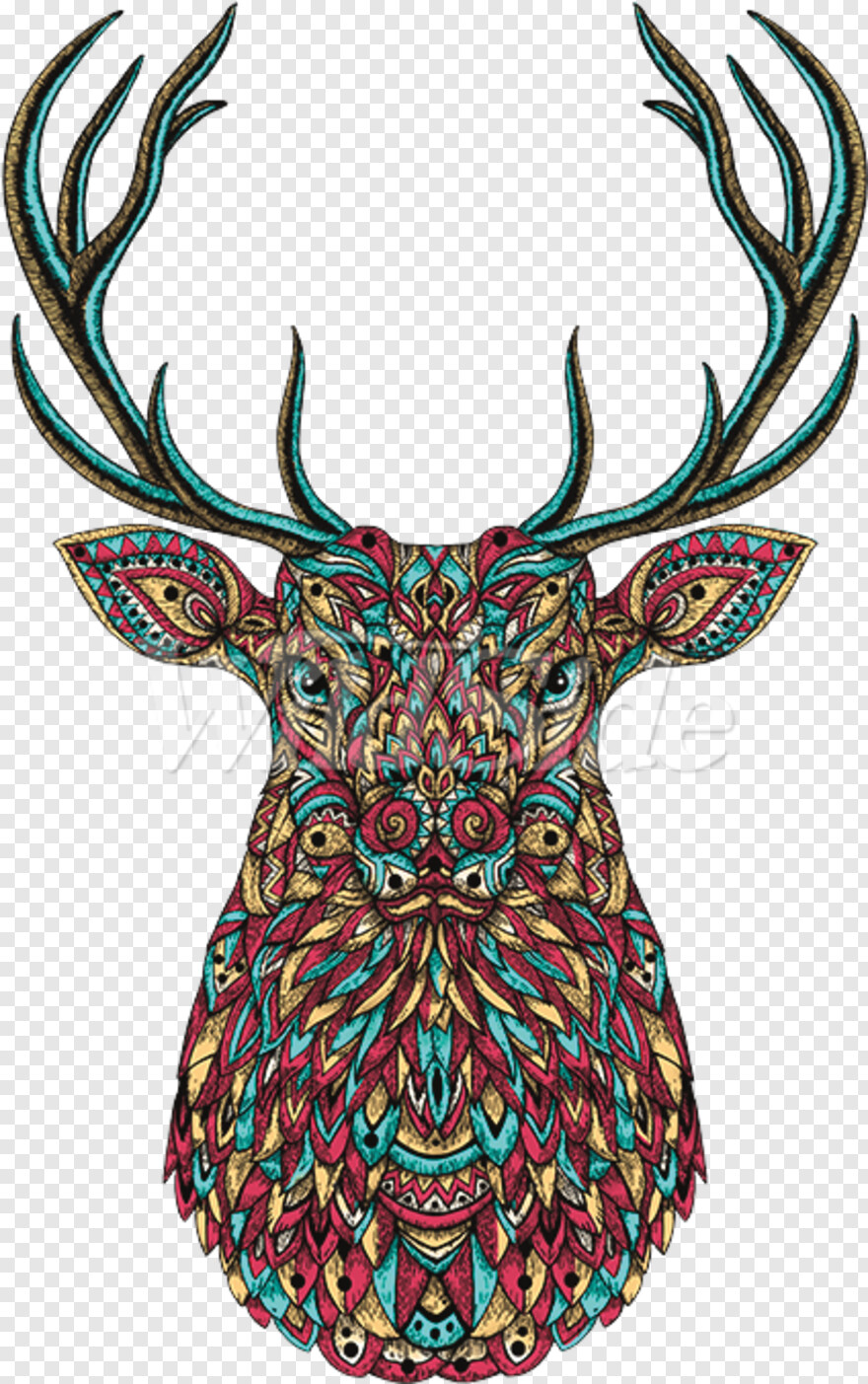 deer-head-silhouette # 918762