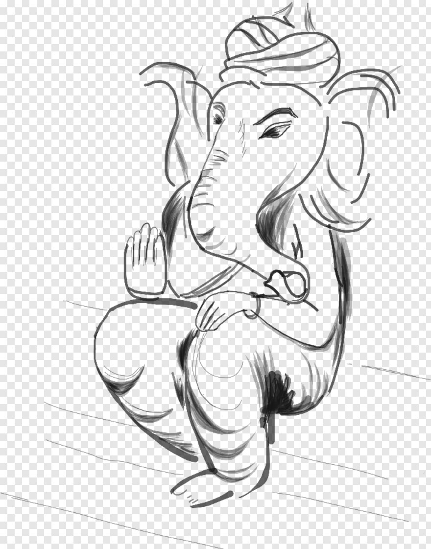  Ganesh Clipart, Tree Illustration, Simple Swirls, Ganesh Images, Simple Border, Lord Ganesh